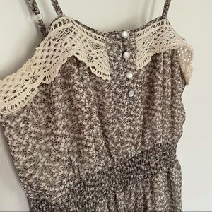 Floral flowy spring dress